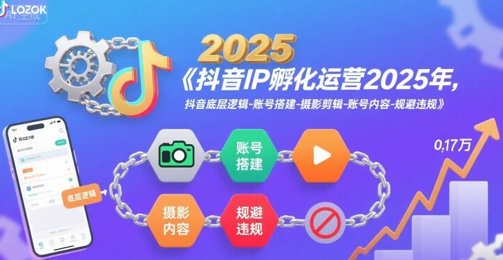 抖音IP孵化运营2025年，抖音底层逻辑-账号搭建-摄影剪辑-账号内容-规避违规网络赚钱,项目资源网,副业资源网,兼职项目,网赚课程-副业赚钱-互联网创业-独家轻创IP大圣网创