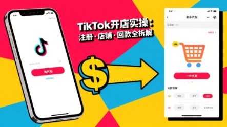 TikTok从开店到投流的进阶课，从基础实操到高阶技巧一网打尽网络赚钱,项目资源网,副业资源网,兼职项目,网赚课程-副业赚钱-互联网创业-独家轻创IP大圣网创