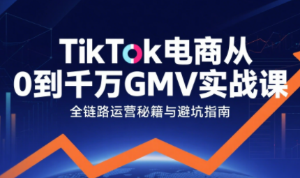 三千老师·TikTok电商从0到千万GMV实战课网络赚钱,项目资源网,副业资源网,兼职项目,网赚课程-副业赚钱-互联网创业-独家轻创IP大圣网创