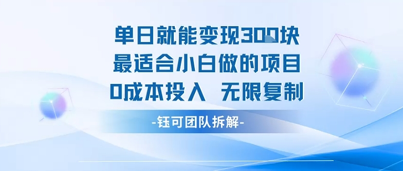 单日就能变现3张最适合小白做的项目0成本投入 无限复制网络赚钱,项目资源网,副业资源网,兼职项目,网赚课程-副业赚钱-互联网创业-独家轻创IP大圣网创