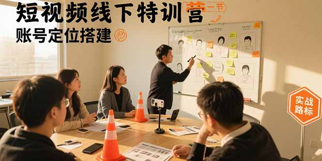 短视频线下特训营：账号定位搭建/口播号拍摄剪辑/直播间流量入口/变现实战网络赚钱,项目资源网,副业资源网,兼职项目,网赚课程-副业赚钱-互联网创业-独家轻创IP大圣网创