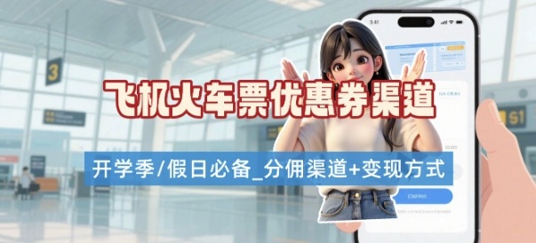 学生党必看！机票火车票优惠券申请渠道 + 项目打法，开学季节日速存网络赚钱,项目资源网,副业资源网,兼职项目,网赚课程-副业赚钱-互联网创业-独家轻创IP大圣网创