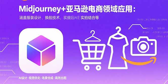 Midjourney+电商领域商业应用：涵盖服装设计、换脸技术、实拍结合等网络赚钱,项目资源网,副业资源网,兼职项目,网赚课程-副业赚钱-互联网创业-独家轻创IP大圣网创