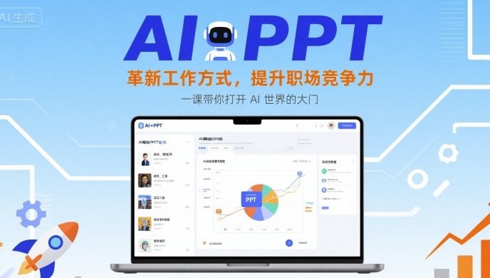 AI+PPT：革新工作方式，提升职场竞争力，一课带你打开 AI 世界的大门网络赚钱,项目资源网,副业资源网,兼职项目,网赚课程-副业赚钱-互联网创业-独家轻创IP大圣网创
