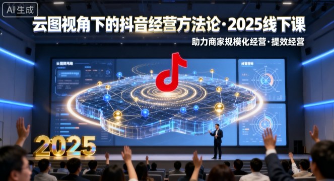 云图视角下的抖音经营方法论,2025线下课,助力商家规模化经营,提效经营(录音+字幕)网络赚钱,项目资源网,副业资源网,兼职项目,网赚课程-副业赚钱-互联网创业-独家轻创IP大圣网创