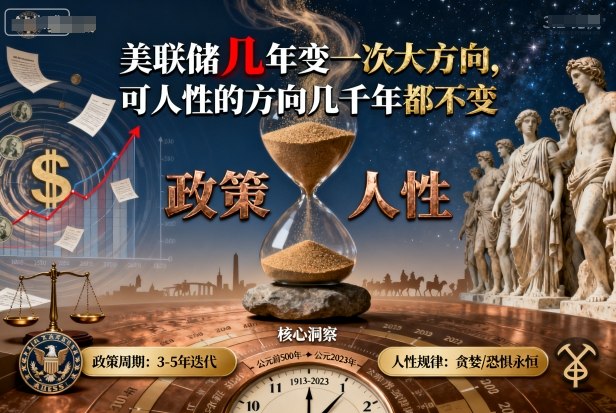 付费文章：美联储几年变一次大方向，可人性的方向几千年都不变网络赚钱,项目资源网,副业资源网,兼职项目,网赚课程-副业赚钱-互联网创业-独家轻创IP大圣网创