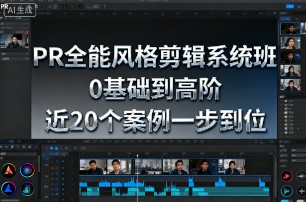 PR全能风格剪辑系统班，0基础到高阶，近20个案例一步到位网络赚钱,项目资源网,副业资源网,兼职项目,网赚课程-副业赚钱-互联网创业-独家轻创IP大圣网创