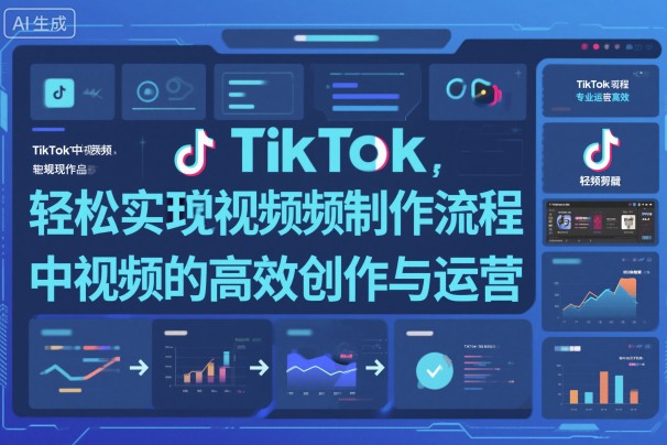 TikTok中视频制做流程,轻松实现Tk中视频的高效创作与运营网络赚钱,项目资源网,副业资源网,兼职项目,网赚课程-副业赚钱-互联网创业-独家轻创IP大圣网创
