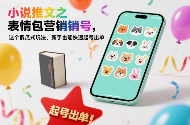 小说推文之表情包营销号,这个傻瓜式玩法,新手也能快速起号出单网络赚钱,项目资源网,副业资源网,兼职项目,网赚课程-副业赚钱-互联网创业-独家轻创IP大圣网创