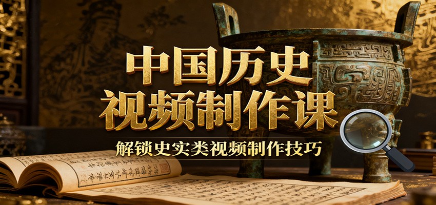 中国历史视频制作课:疆域地图集+参考文案+练习素材,解锁史实类视频制作技巧网络赚钱,项目资源网,副业资源网,兼职项目,网赚课程-副业赚钱-互联网创业-独家轻创IP大圣网创