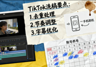 TikTok洗稿剪辑全流程课网络赚钱,项目资源网,副业资源网,兼职项目,网赚课程-副业赚钱-互联网创业-独家轻创IP大圣网创