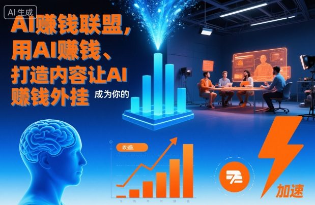 AI賺钱联盟,用AI賺钱、打造内容让AI成为你的賺钱外挂网络赚钱,项目资源网,副业资源网,兼职项目,网赚课程-副业赚钱-互联网创业-独家轻创IP大圣网创