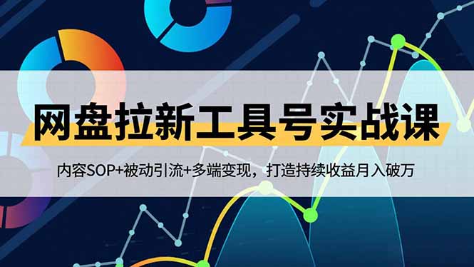 网盘拉新工具号实战课,内容SOP+被动引流+多端变现,打造持续收益月入破万网络赚钱,项目资源网,副业资源网,兼职项目,网赚课程-副业赚钱-互联网创业-独家轻创IP大圣网创