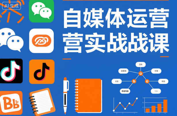 自媒体运营实战课，掌握一套系统的自媒体运营底层方法论，成为优秀的内容创作者网络赚钱,项目资源网,副业资源网,兼职项目,网赚课程-副业赚钱-互联网创业-独家轻创IP大圣网创