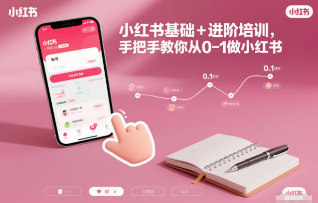 小红书基础+进阶培训,手把手教你从0-1做小红书网络赚钱,项目资源网,副业资源网,兼职项目,网赚课程-副业赚钱-互联网创业-独家轻创IP大圣网创