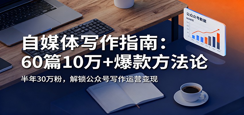 自媒体写作指南:60篇10万+爆款方法论,半年30万粉,解锁公众号写作运营变现网络赚钱,项目资源网,副业资源网,兼职项目,网赚课程-副业赚钱-互联网创业-独家轻创IP大圣网创