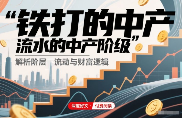 付费文章：铁打的中产，流水的中产阶级网络赚钱,项目资源网,副业资源网,兼职项目,网赚课程-副业赚钱-互联网创业-独家轻创IP大圣网创