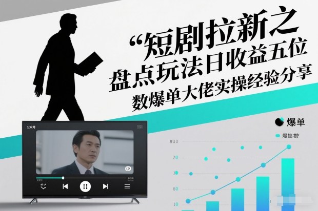 短剧拉新之盘点玩法日收益五位数爆单大佬实操经验分享网络赚钱,项目资源网,副业资源网,兼职项目,网赚课程-副业赚钱-互联网创业-独家轻创IP大圣网创