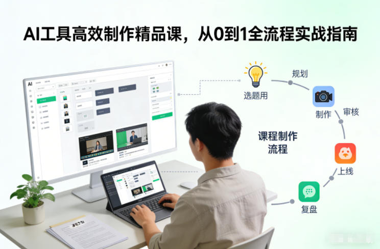 AI工具高效制作精品课，从0到1全流程实战指南网络赚钱,项目资源网,副业资源网,兼职项目,网赚课程-副业赚钱-互联网创业-独家轻创IP大圣网创