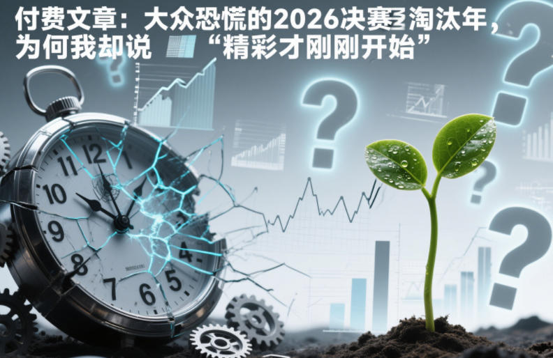 付费文章：大众恐慌的2026决赛淘汰年，为何我却说“精彩才刚刚开始”？网络赚钱,项目资源网,副业资源网,兼职项目,网赚课程-副业赚钱-互联网创业-独家轻创IP大圣网创