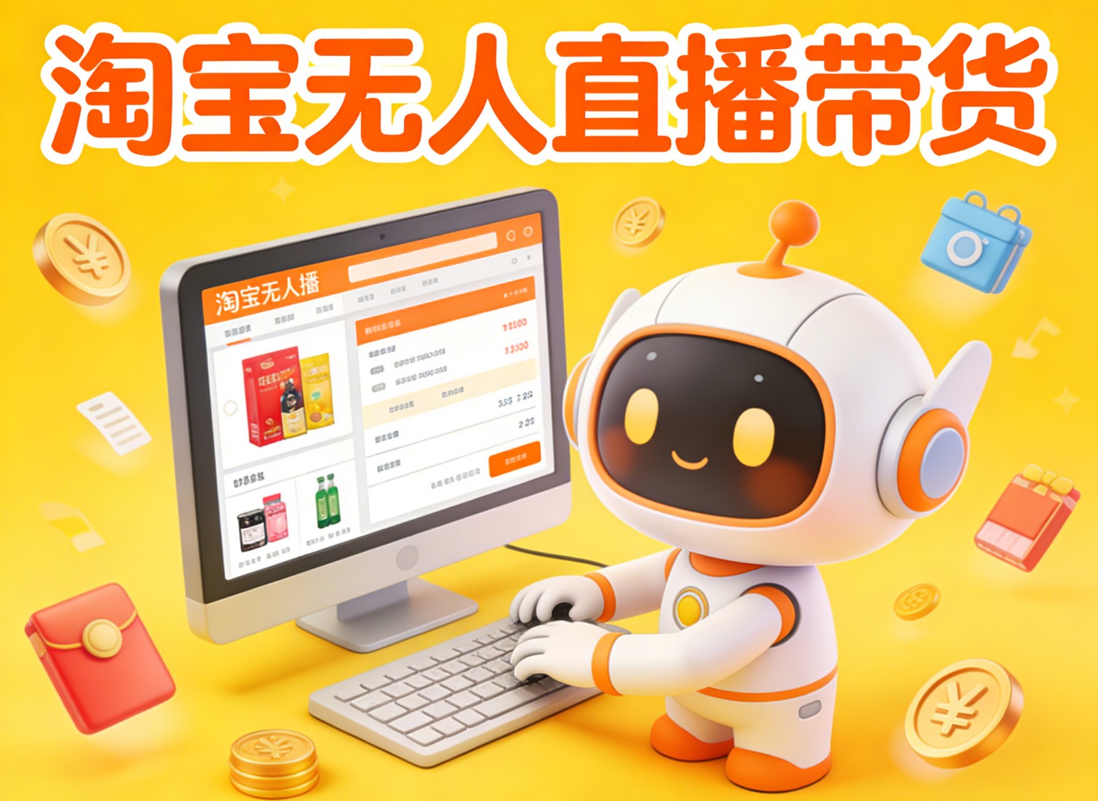 淘宝无人直播带货，24小时自动卖货，月佣金1W+，不违规不封号，不用露脸网络赚钱,项目资源网,副业资源网,兼职项目,网赚课程-副业赚钱-互联网创业-独家轻创IP大圣网创