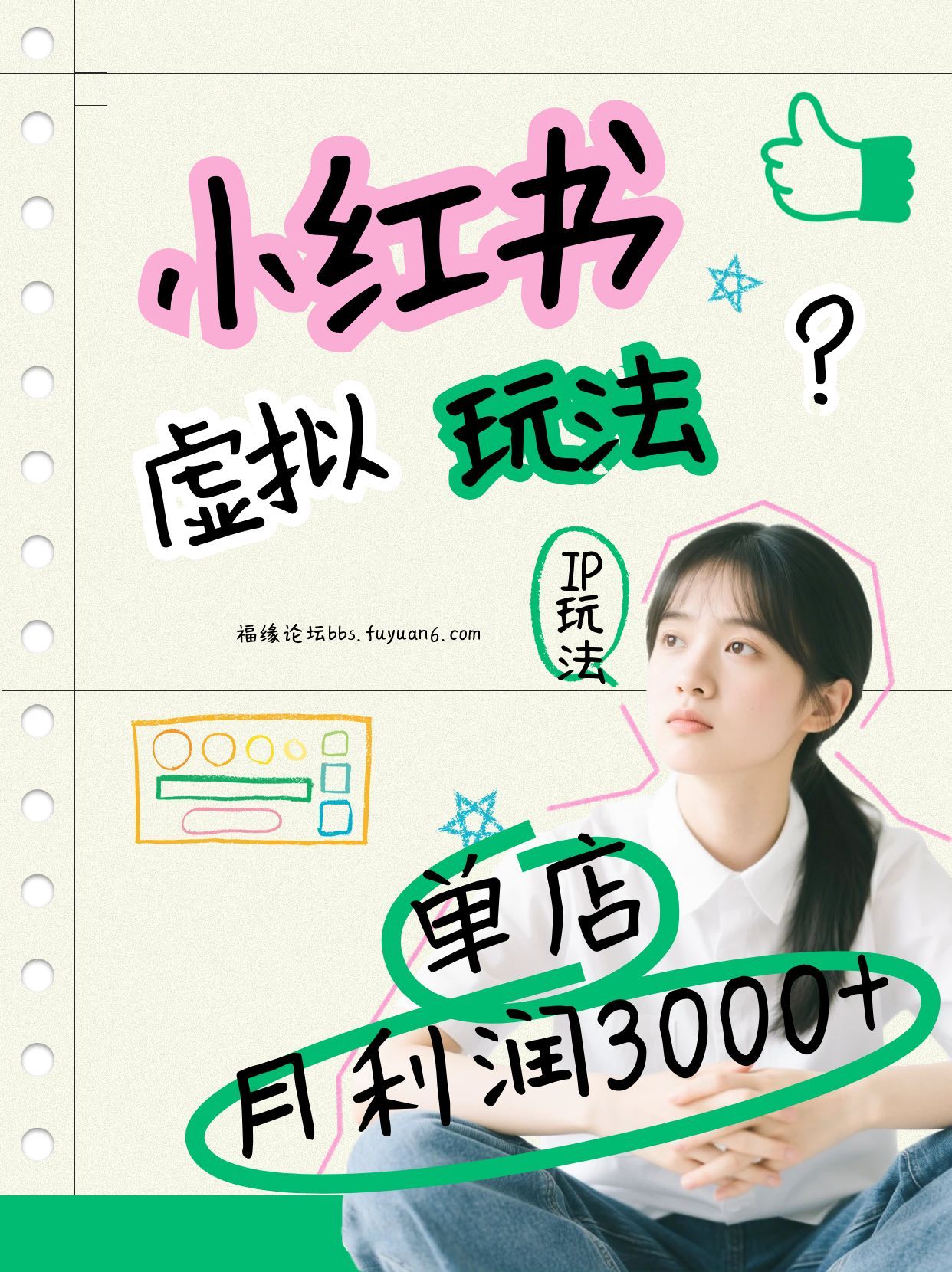 小红书虚拟玩法(铺货流和单品玩法)，单店月利润3000+，IP打法+原创商品(0违规)网络赚钱,项目资源网,副业资源网,兼职项目,网赚课程-副业赚钱-互联网创业-独家轻创IP大圣网创