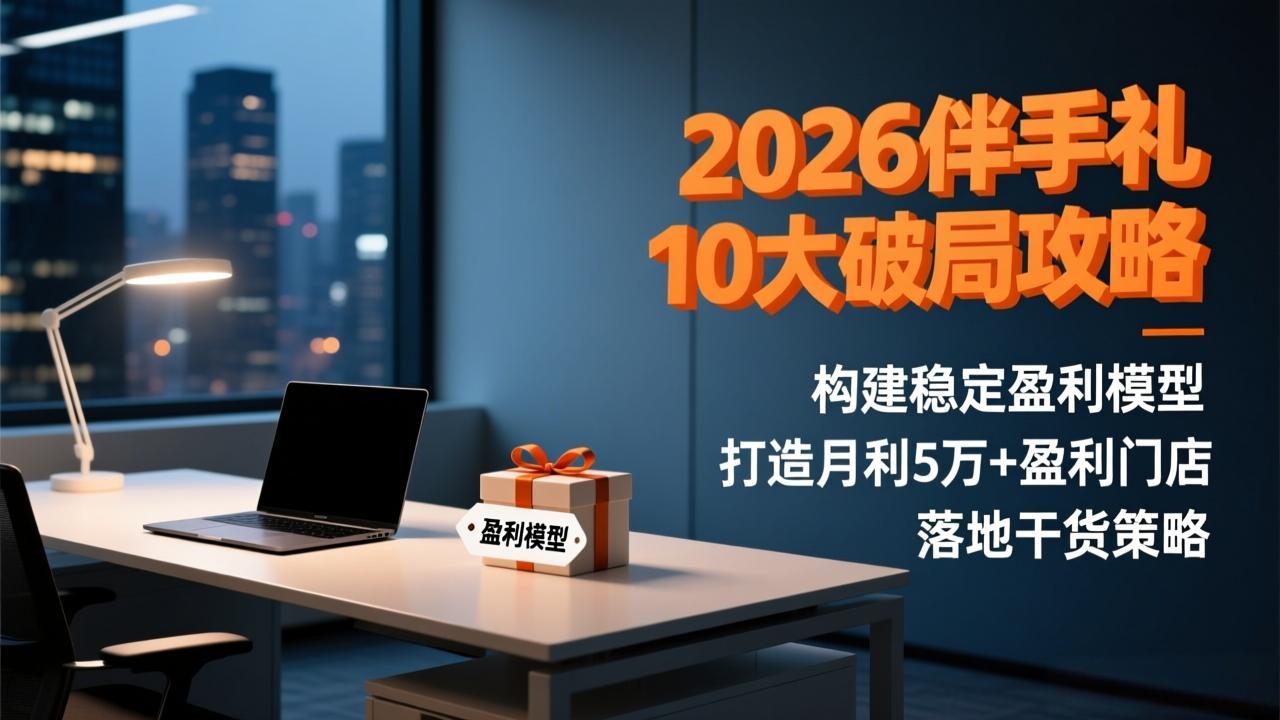 2026伴手礼10大破局攻略：构建稳定盈利模型，打造月利5万+盈利门店，落地干货策略网络赚钱,项目资源网,副业资源网,兼职项目,网赚课程-副业赚钱-互联网创业-独家轻创IP大圣网创