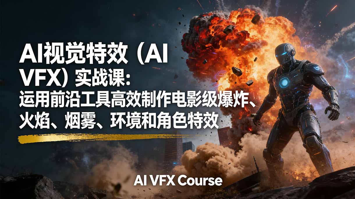 AI视觉特效(AI VFX网络赚钱,项目资源网,副业资源网,兼职项目,网赚课程-副业赚钱-互联网创业-独家轻创IP大圣网创