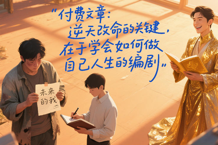 付费文章：逆天改命的关键，在于学会如何做自己人生的编剧网络赚钱,项目资源网,副业资源网,兼职项目,网赚课程-副业赚钱-互联网创业-独家轻创IP大圣网创