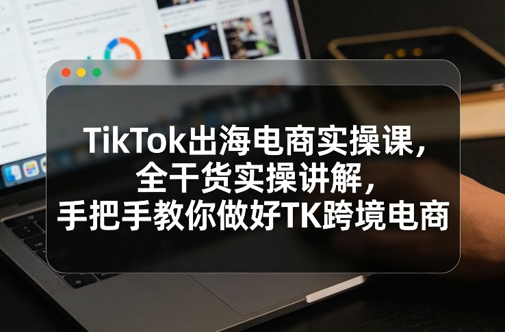 TikTok出海电商实操课，全干货实操讲解，手把手教你做好TK跨境电商网络赚钱,项目资源网,副业资源网,兼职项目,网赚课程-副业赚钱-互联网创业-独家轻创IP大圣网创