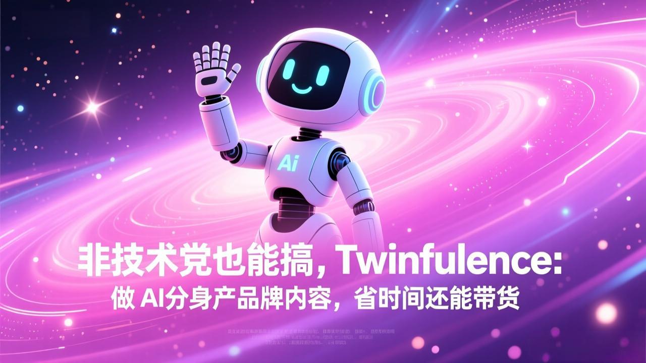 非技术党也能搞!Twinfluence:做 AI 分身产品牌内容,省时间还能带货网络赚钱,项目资源网,副业资源网,兼职项目,网赚课程-副业赚钱-互联网创业-独家轻创IP大圣网创