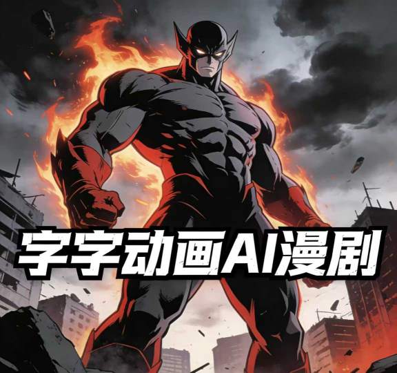 字字动画AI漫剧2026年第1期系统课程，小白看完就能学会实操的漫剧课，单人月收1-3W网络赚钱,项目资源网,副业资源网,兼职项目,网赚课程-副业赚钱-互联网创业-独家轻创IP大圣网创