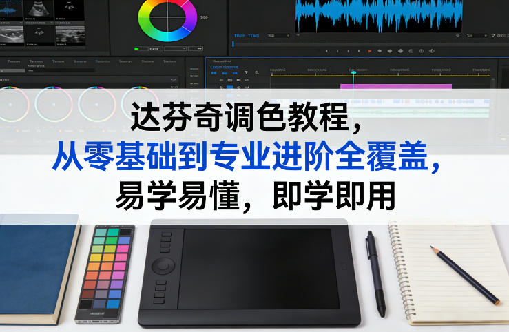 达芬奇调色教程，从零基础到专业进阶全覆盖，易学易懂，即学即用网络赚钱,项目资源网,副业资源网,兼职项目,网赚课程-副业赚钱-互联网创业-独家轻创IP大圣网创