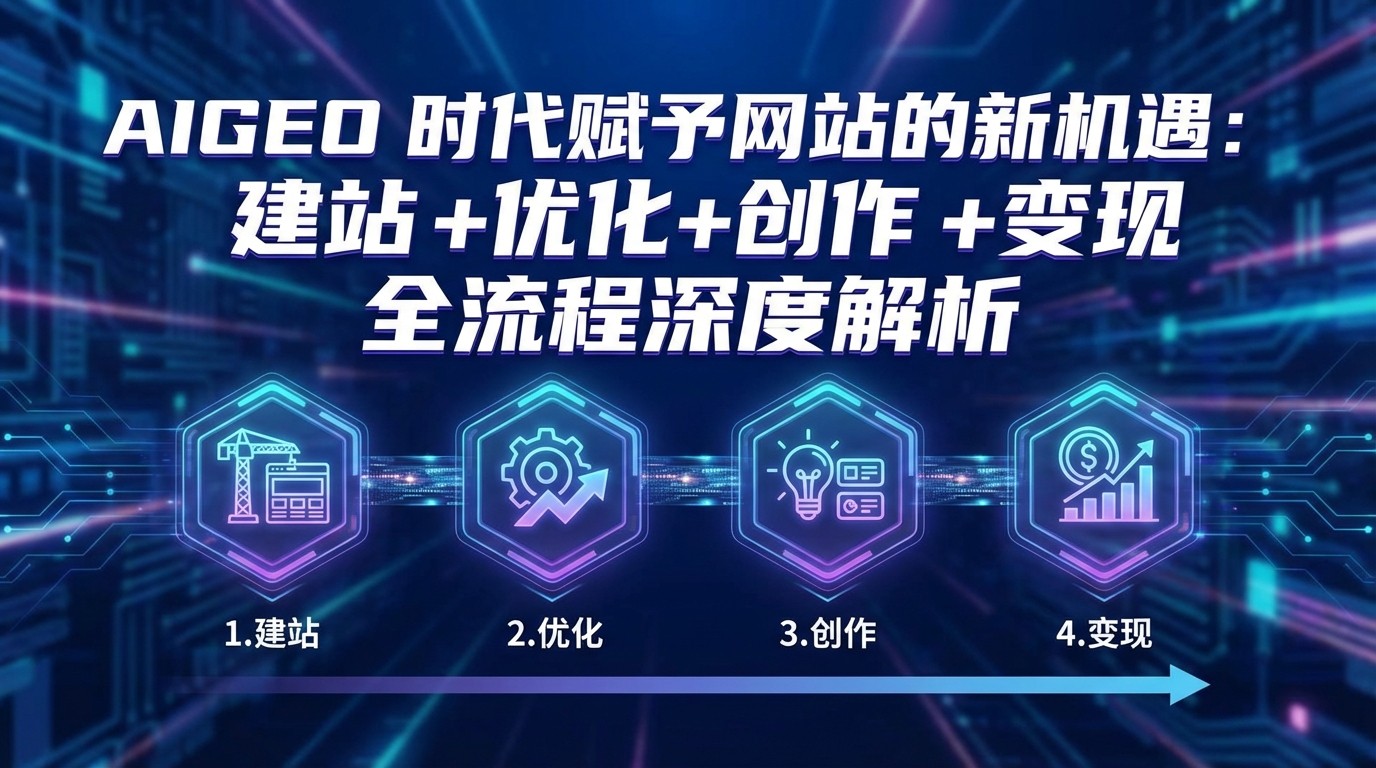 AIGEO+时代赋予网站的新机遇:建站+优化+创作+变现+全流程深度解析网络赚钱,项目资源网,副业资源网,兼职项目,网赚课程-副业赚钱-互联网创业-独家轻创IP大圣网创