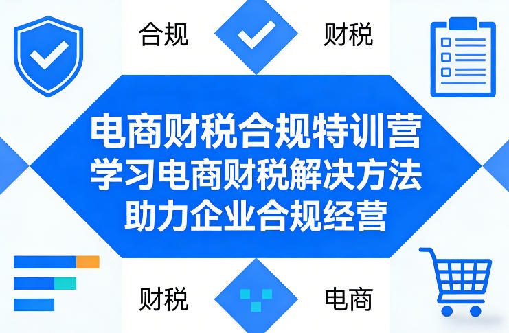 电商财税合规特训营，学习电商财税解决方法，助力企业合规经营网络赚钱,项目资源网,副业资源网,兼职项目,网赚课程-副业赚钱-互联网创业-独家轻创IP大圣网创