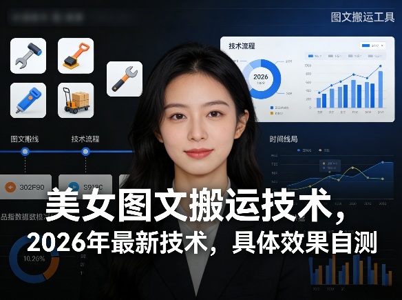 美女图文搬运技术，2026年最新技术，具体效果自测网络赚钱,项目资源网,副业资源网,兼职项目,网赚课程-副业赚钱-互联网创业-独家轻创IP大圣网创