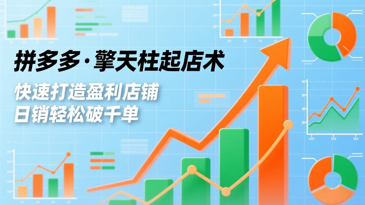 拼多多·擎天柱起店术3.0(更新网络赚钱,项目资源网,副业资源网,兼职项目,网赚课程-副业赚钱-互联网创业-独家轻创IP大圣网创