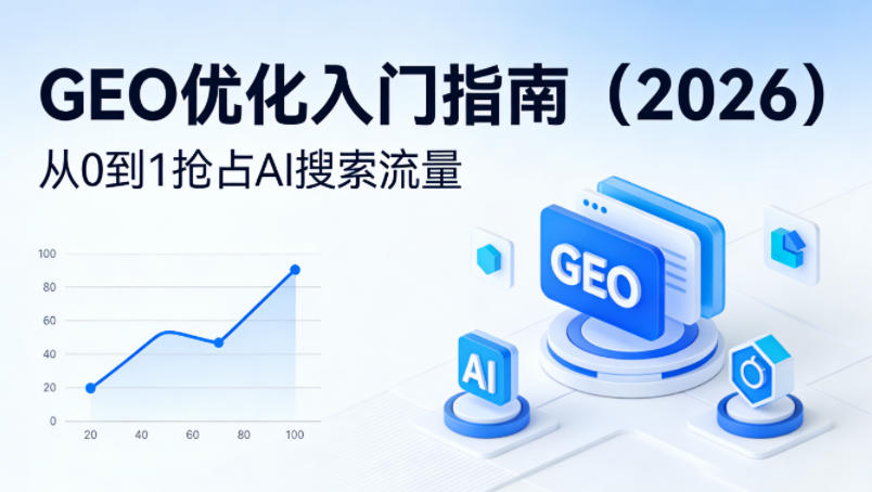 【最新】GEO优化入门指南(2026)，从0到1抢占AI搜索流量网络赚钱,项目资源网,副业资源网,兼职项目,网赚课程-副业赚钱-互联网创业-独家轻创IP大圣网创
