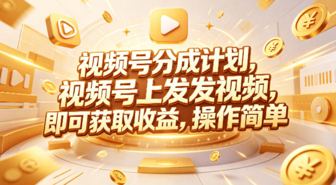 视频号分成计划，599元众筹的Red团队课程，视频号上发发视频，即可获取收益，操作简单网络赚钱,项目资源网,副业资源网,兼职项目,网赚课程-副业赚钱-互联网创业-独家轻创IP大圣网创