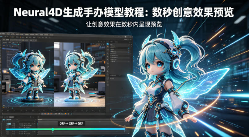 Neural4D生成手办模型教程，让创意效果在数秒内呈现预览网络赚钱,项目资源网,副业资源网,兼职项目,网赚课程-副业赚钱-互联网创业-独家轻创IP大圣网创