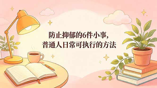付费文章：防止抑郁的6件小事，普通人日常可执行的方法网络赚钱,项目资源网,副业资源网,兼职项目,网赚课程-副业赚钱-互联网创业-独家轻创IP大圣网创