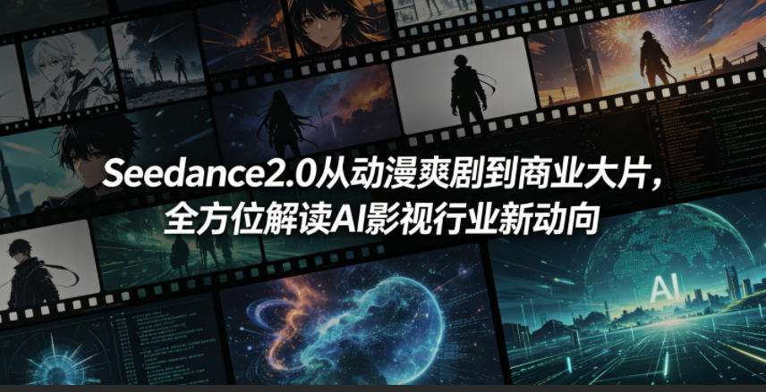 Seedance2.0从动漫爽剧到商业大片，全方位解读AI影视行业新动向网络赚钱,项目资源网,副业资源网,兼职项目,网赚课程-副业赚钱-互联网创业-独家轻创IP大圣网创