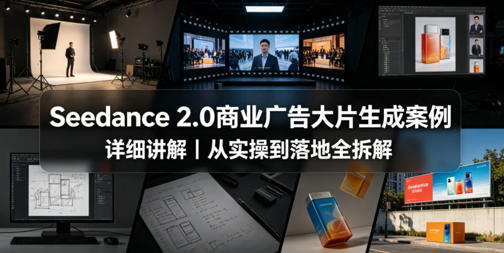 Seedance 2.0商业广告大片生成案例详细讲解｜从实操到落地全拆解网络赚钱,项目资源网,副业资源网,兼职项目,网赚课程-副业赚钱-互联网创业-独家轻创IP大圣网创