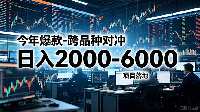 今年爆款-跨品种对冲日入2000-6000，项目落地！网络赚钱,项目资源网,副业资源网,兼职项目,网赚课程-副业赚钱-互联网创业-独家轻创IP大圣网创