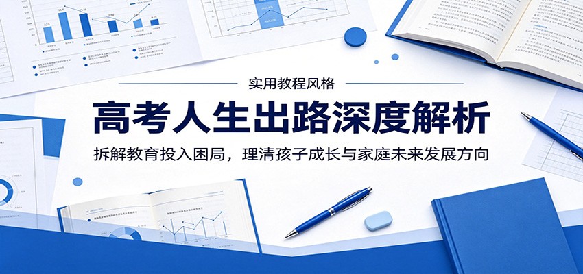 高考人生出路深度解析：拆解教育投入困局，理清孩子成长与家庭未来发展方向网络赚钱,项目资源网,副业资源网,兼职项目,网赚课程-副业赚钱-互联网创业-独家轻创IP大圣网创
