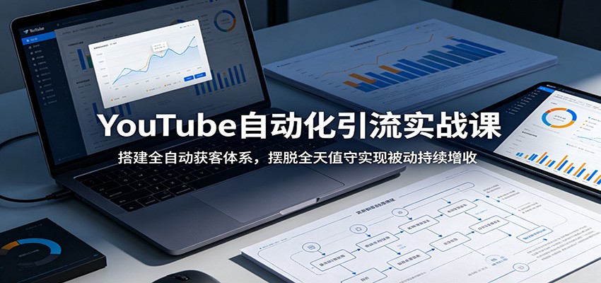 YouTube自动化引流实战课：搭建全自动获客体系，摆脱全天值守实现被动持续增收网络赚钱,项目资源网,副业资源网,兼职项目,网赚课程-副业赚钱-互联网创业-独家轻创IP大圣网创