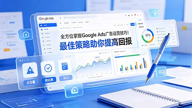 全方位掌握 Google Ads 广告运营技巧！最佳策略助你提高回报【原创双语字幕】网络赚钱,项目资源网,副业资源网,兼职项目,网赚课程-副业赚钱-互联网创业-独家轻创IP大圣网创