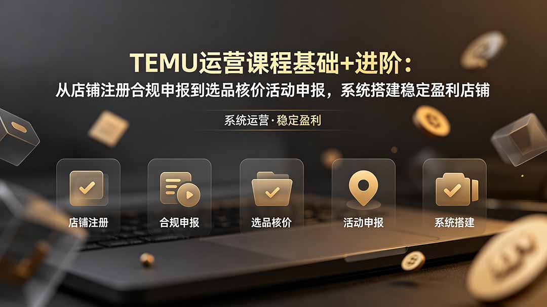 TEMU运营课程(基础+进阶网络赚钱,项目资源网,副业资源网,兼职项目,网赚课程-副业赚钱-互联网创业-独家轻创IP大圣网创