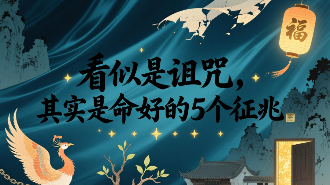 付费文章：看似是诅咒，其实是命好的5个征兆网络赚钱,项目资源网,副业资源网,兼职项目,网赚课程-副业赚钱-互联网创业-独家轻创IP大圣网创