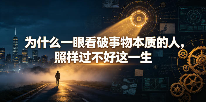 付费文章:为什么一眼看破事物本质的人,照样过不好这一生网络赚钱,项目资源网,副业资源网,兼职项目,网赚课程-副业赚钱-互联网创业-独家轻创IP大圣网创